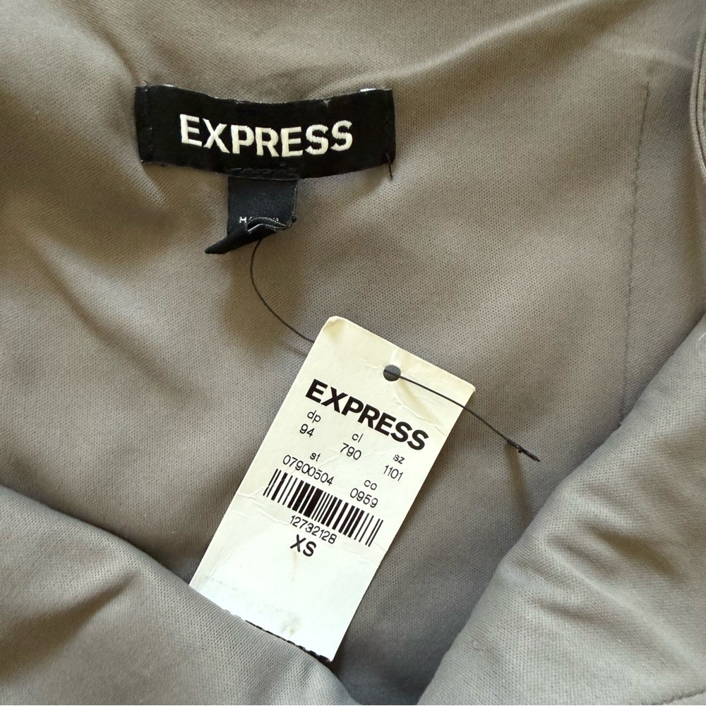 Express Metallic‎ Long Sleeve Dress - Picture 5 of 6